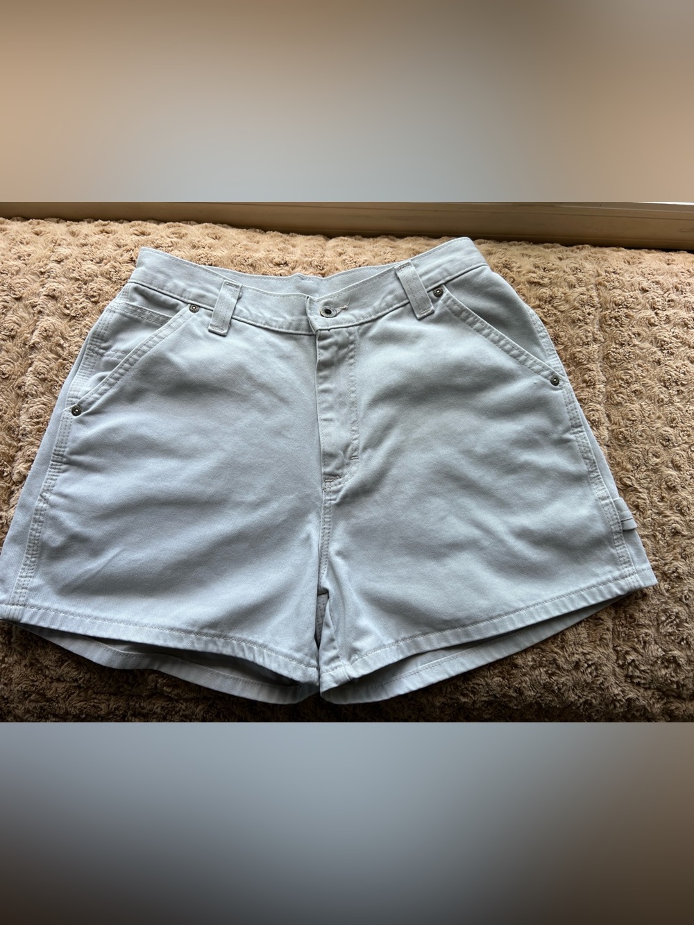 Vintage 1990’s Womens Lee Dungarees Carpenter Shorts/ Utility Shorts Size 9